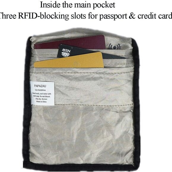 Crossbody Phone Bag Purse RFID Blocking Passport Travel Neck Wallet for Women - Picture 5 of 5